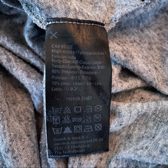 Scotch & Soda Graphic grey shirt - P'tite - Picture 11 of 15